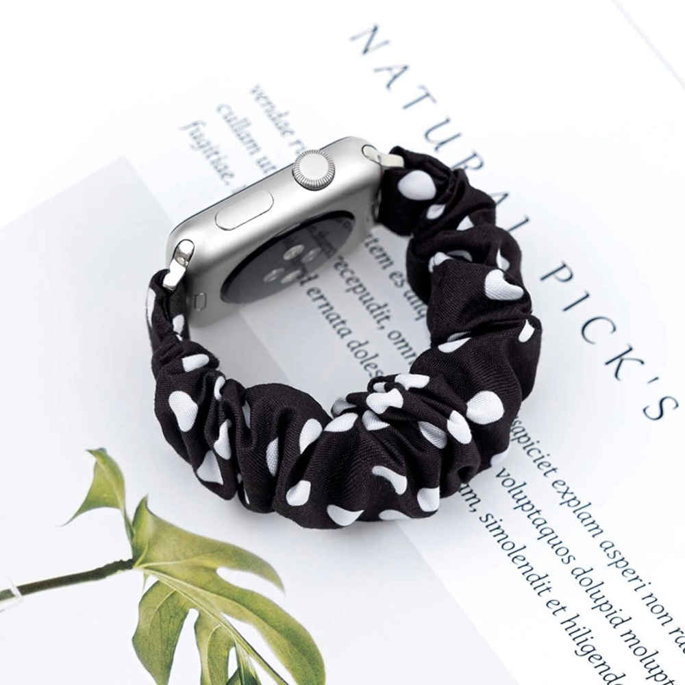 Apple Watch Band 38mm/40mm Black & White Polka Dot - Picture 5 of 7